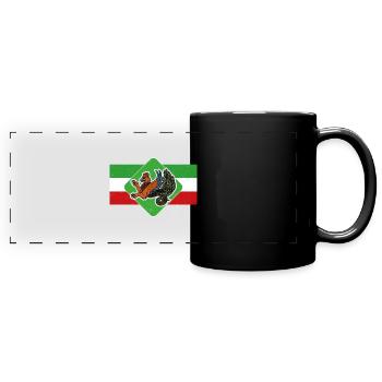 Faravahar Zoroastrianism Simurgh Persia - Full Colour Panoramic Mug - black - Front