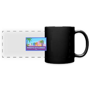 Florida Fil-Am Design für stolze Pinoys - Panorama-Tasse farbig - Schwarz - Vorne