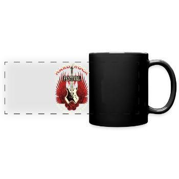 FESTIVAL HARDROCK ROCK HARD LIVE GRATUIT - Mug panoramique uni - noir - Devant