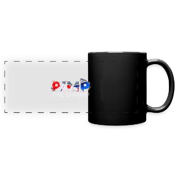 Shrimp Fan Pet Design für stolze Shrimp Fans - Panorama-Tasse farbig - Schwarz - Vorne