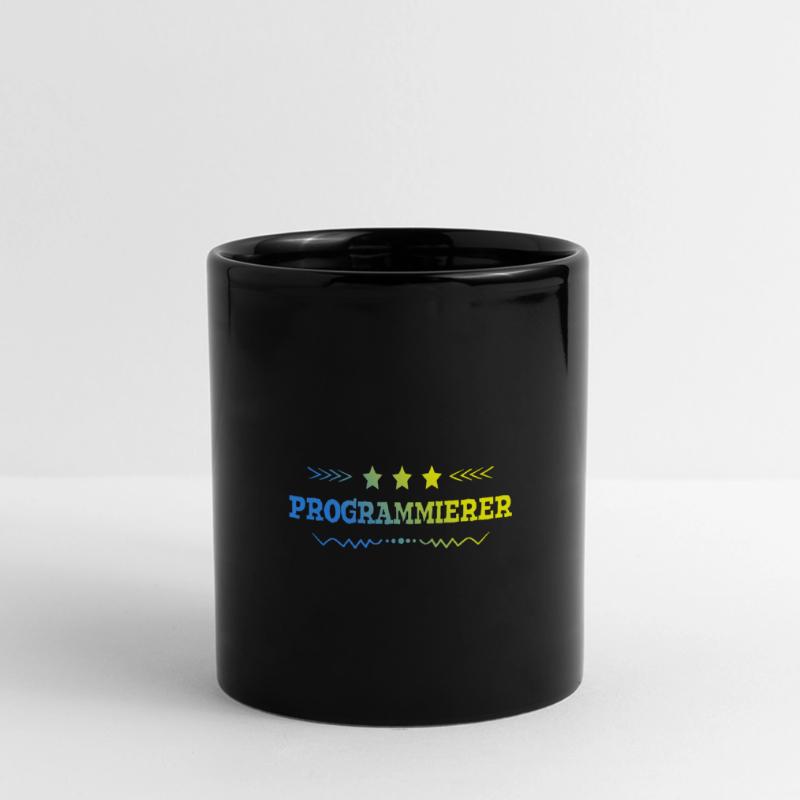 Programmierer Beruf Panorama-Tasse farbig