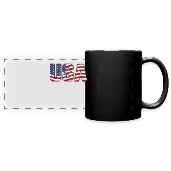 UNITED STATES - Full Colour Panoramic Mug - black - Front