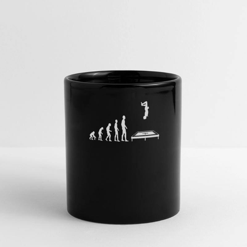 Cadeau d'évolution de saut de trampoline Mug panoramique uni