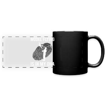 Model flight funny saying model builder gift - Full Colour Panoramic Mug - black - Front
