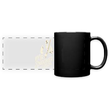 Mr. Snooker 2024 Pool Billiard Snooker Spieler - Panorama-Tasse farbig - Schwarz - Vorne