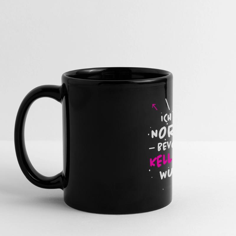 Kellnerin Spruch Kellner Beruf Kellnerin Geschenk Panorama-Tasse farbig