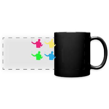 Colored Conductors - Musical Gift - Full Colour Panoramic Mug - black - Front