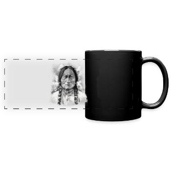 indien - Mug panoramique uni - noir - Devant