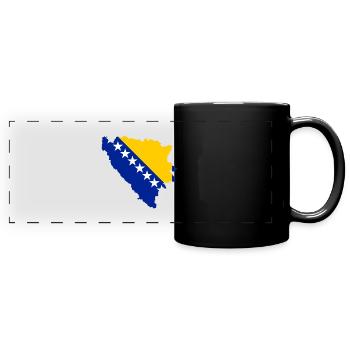 Bosnien Herzegowina - Bosnia Herzegovina - Panorama-Tasse farbig - Schwarz - Vorne