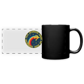 Communisme Espace Gay URSS Russie Cadeau - Mug panoramique uni - noir - Devant
