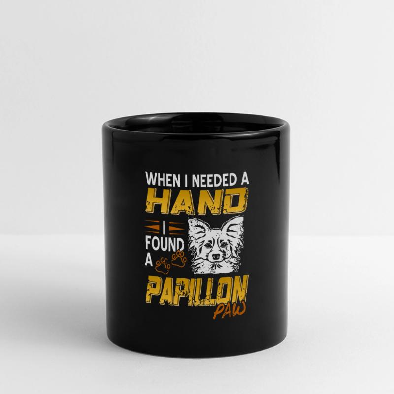 When I needed a hand, I found a papillon Full Colour Panoramic Mug