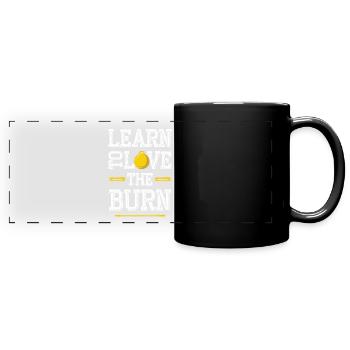 Fitness Sports Workout - Full Colour Panoramic Mug - black - Front