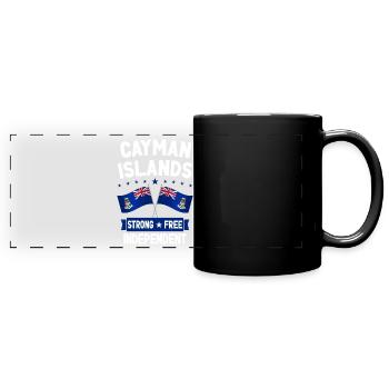 Cayman Islands - Full Colour Panoramic Mug - black - Front