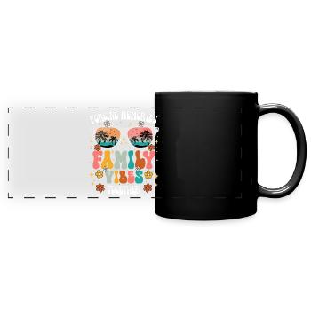Vacances 2024 En Famille Voyage En Famille - Mug panoramique uni - noir - Devant