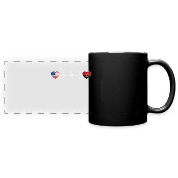 Angola - Full Colour Panoramic Mug - black - Front