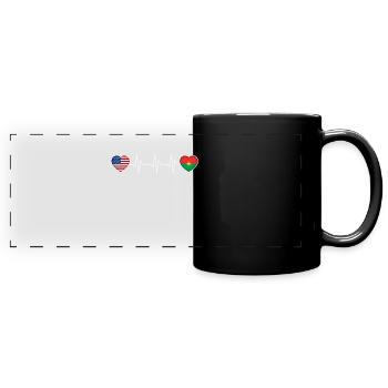 Burkina Faso - Full Colour Panoramic Mug - black - Front