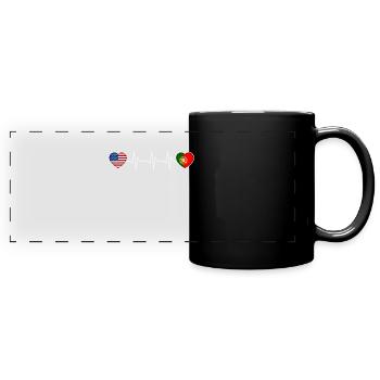 Portugal - Full Colour Panoramic Mug - black - Front