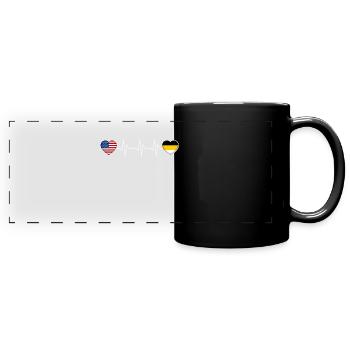Russian Empire - Full Colour Panoramic Mug - black - Front