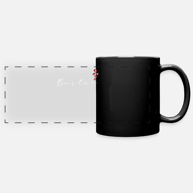Baster - Panorama-Tasse farbig - Schwarz
