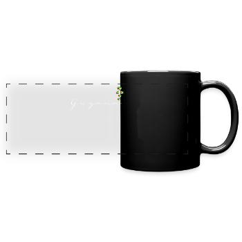 Guyana - Mug panoramique uni - noir - Devant