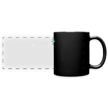 Ruanda - Panorama-Tasse farbig - Schwarz - Vorne