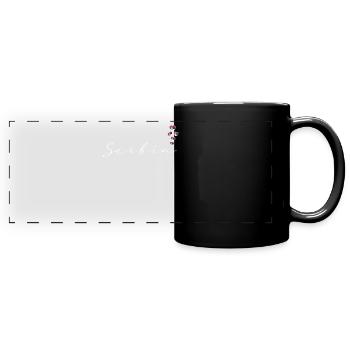 Serbien - Panorama-Tasse farbig - Schwarz - Vorne