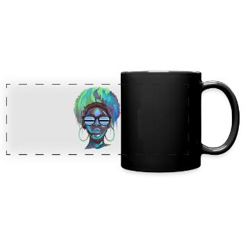 Botswana - Full Colour Panoramic Mug - black - Front