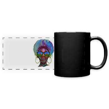 Roma - Panorama-Tasse farbig - Schwarz - Vorne
