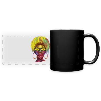 Ecuador - Full Colour Panoramic Mug - black - Front