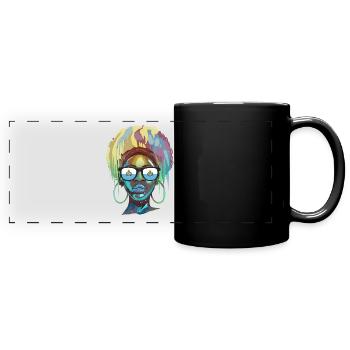 San Marino - Panorama-Tasse farbig - Schwarz - Vorne
