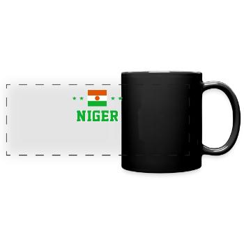 Niger - Full Colour Panoramic Mug - black - Front