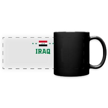 Iraq - Full Colour Panoramic Mug - black - Front