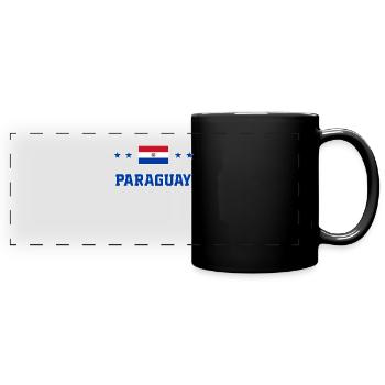Paraguay - Panorama-Tasse farbig - Schwarz - Vorne