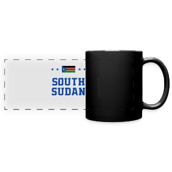 South Sudan - Full Colour Panoramic Mug - black - Front