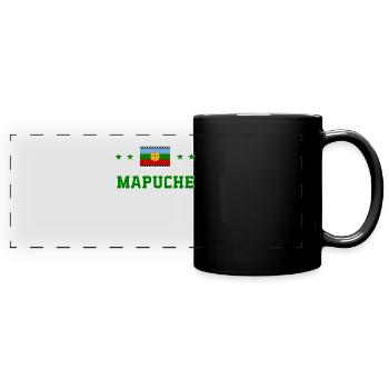 Mapuche - Mug panoramique uni - noir - Devant