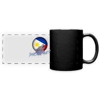 Philippines - Full Colour Panoramic Mug - black - Front