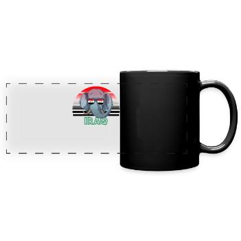 Iraq - Full Colour Panoramic Mug - black - Front