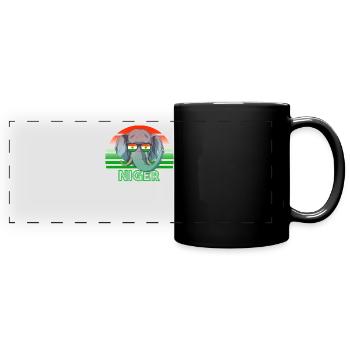 Niger - Full Colour Panoramic Mug - black - Front