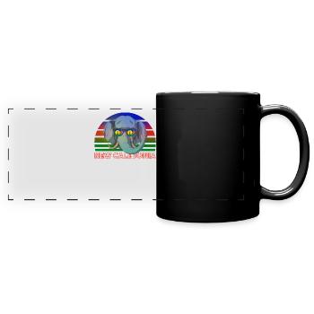 Nouvelle Calédonie - Mug panoramique uni - noir - Devant