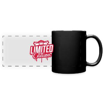 Limited Edition - Mug panoramique uni - noir - Devant