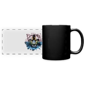 San Marino - Panorama-Tasse farbig - Schwarz - Vorne