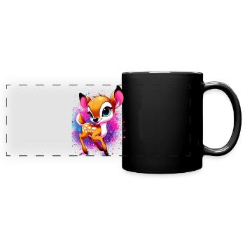 Fawn - Full Colour Panoramic Mug - black - Front