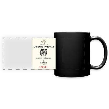The perfect man - Full Colour Panoramic Mug - black - Front