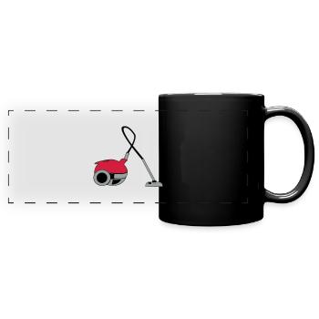 staubsauger - Panorama-Tasse farbig - Schwarz - Vorne