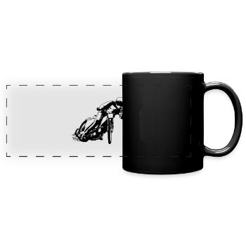 Speedway Racer - Mug panoramique uni - noir - Devant