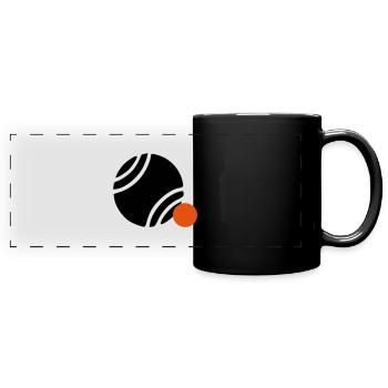BOWLING BALL - Full Colour Panoramic Mug - black - Front