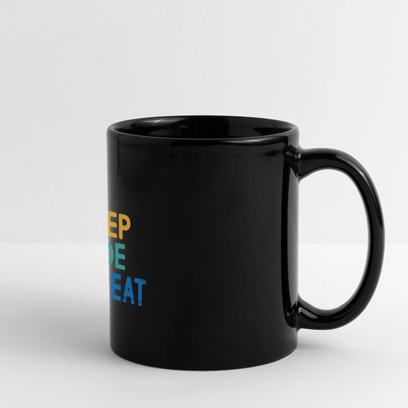 Répéter le code Eat Sleep Mug panoramique uni