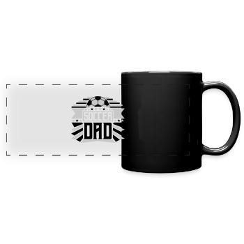 Cool Soccer Dad Hobby - Panorama-Tasse farbig - Schwarz - Vorne