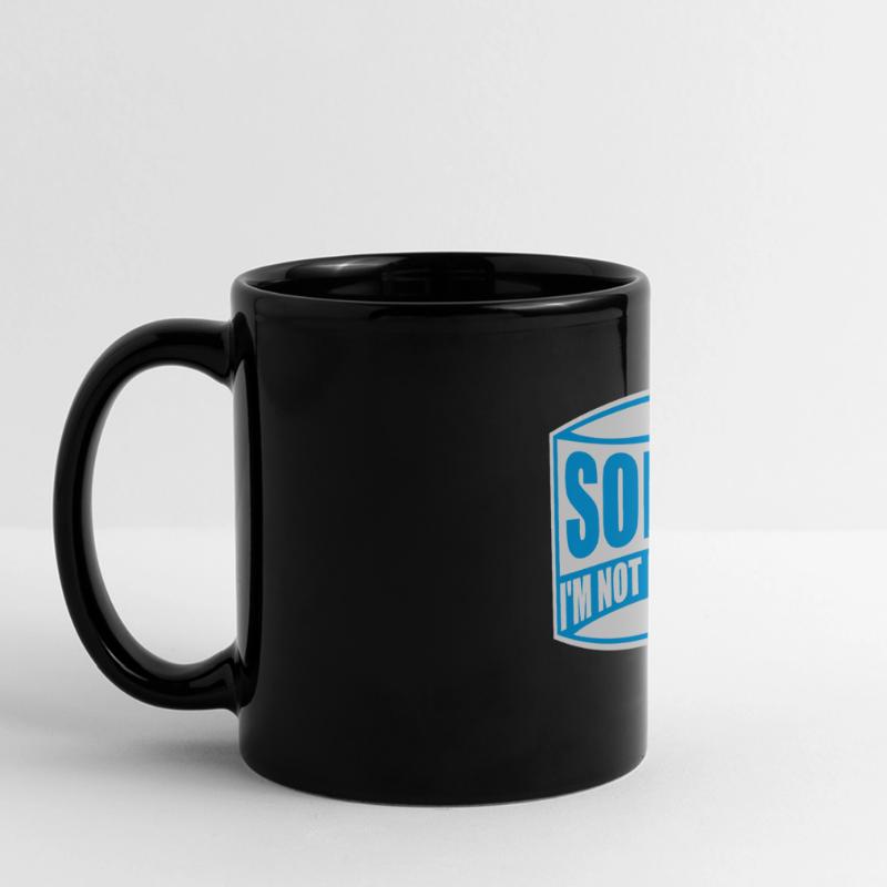 désolé de ne pas écouter Mug panoramique uni