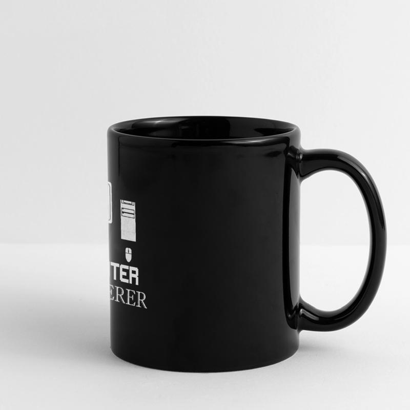 Computer Flüsterer Programierer IT Panorama-Tasse farbig